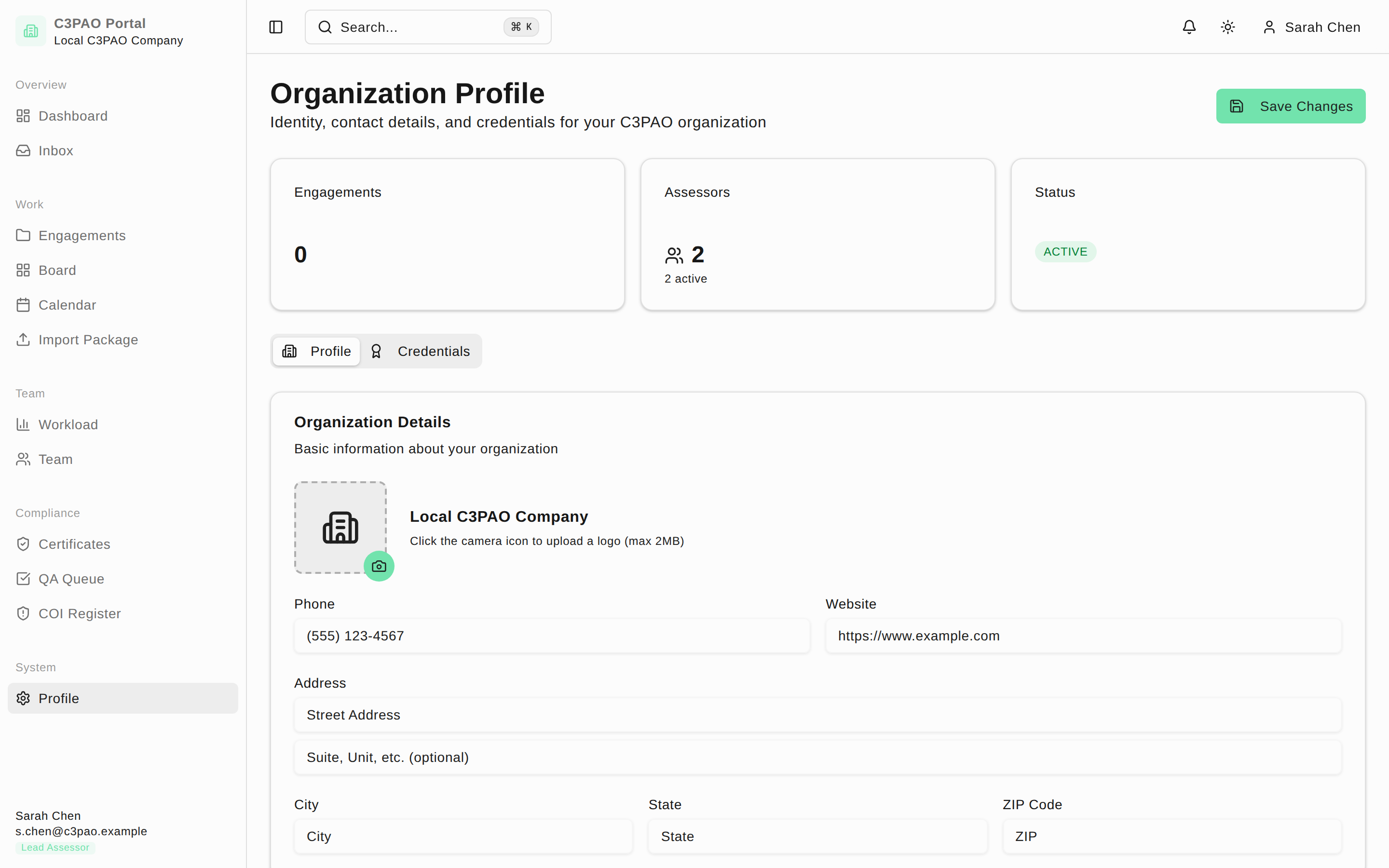 Organization Profile