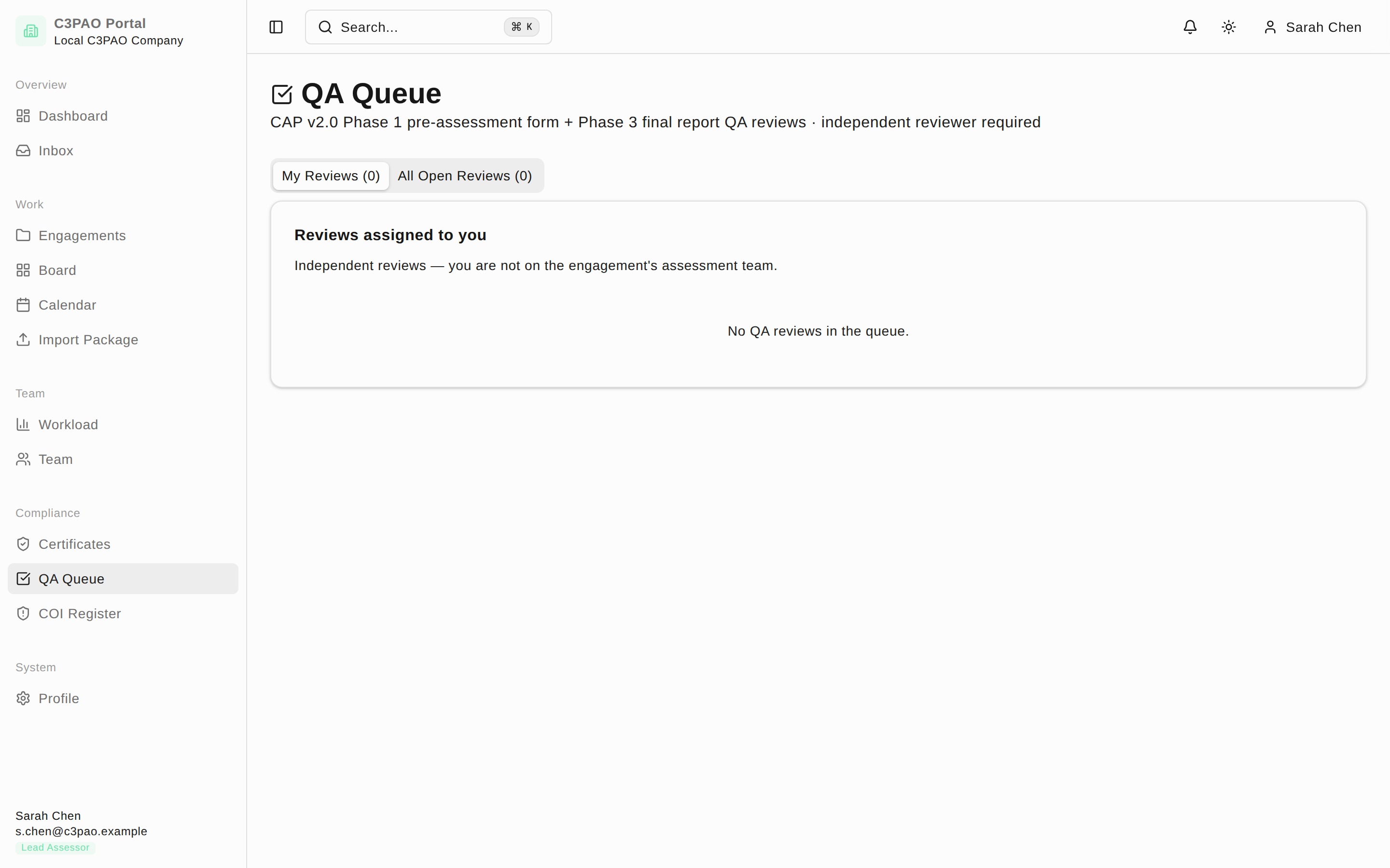 QA Queue